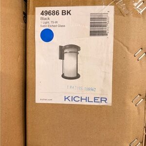 Kutcher outdoor light set of 2  black